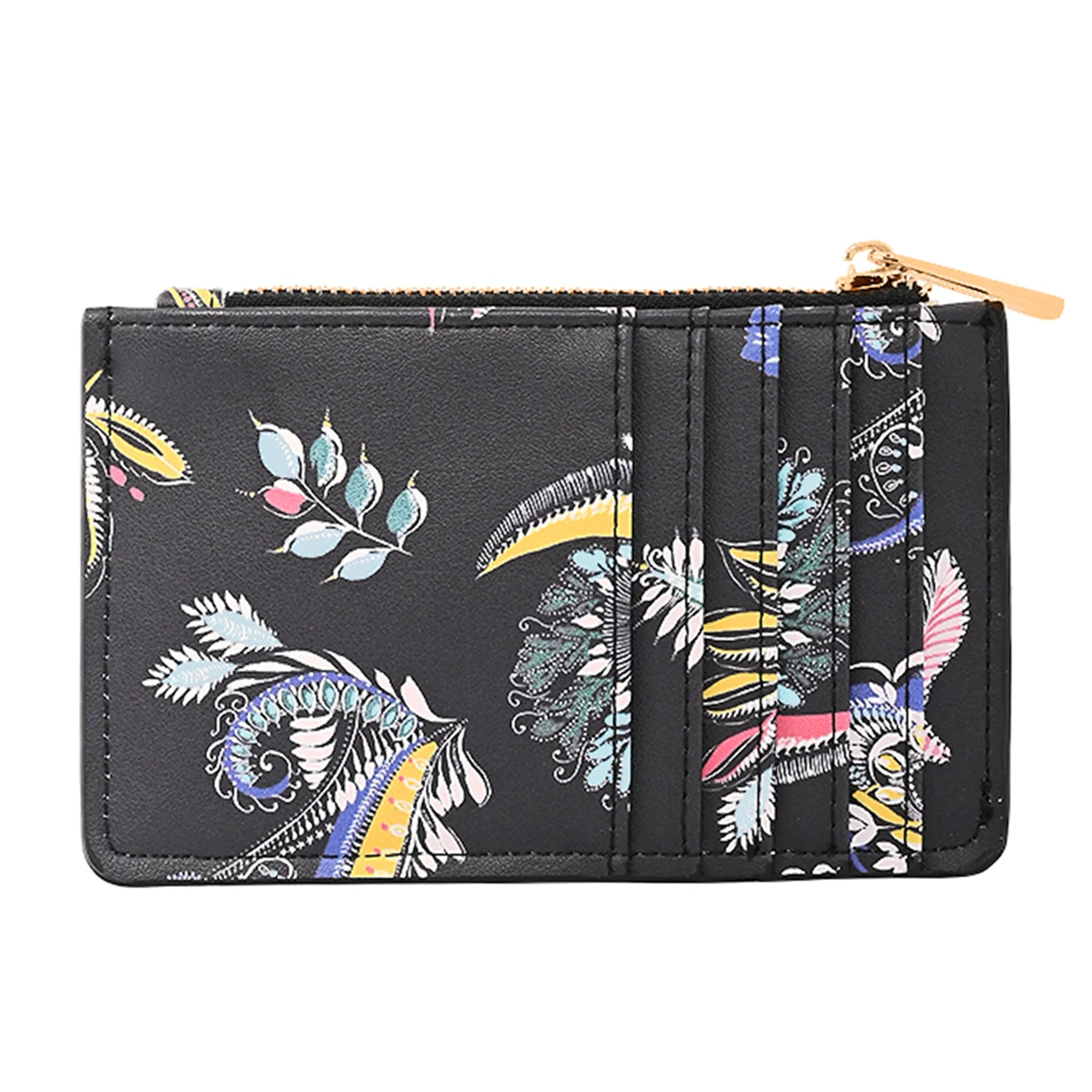 Accessorize London Women's Multi Paisley Printed Card Holder