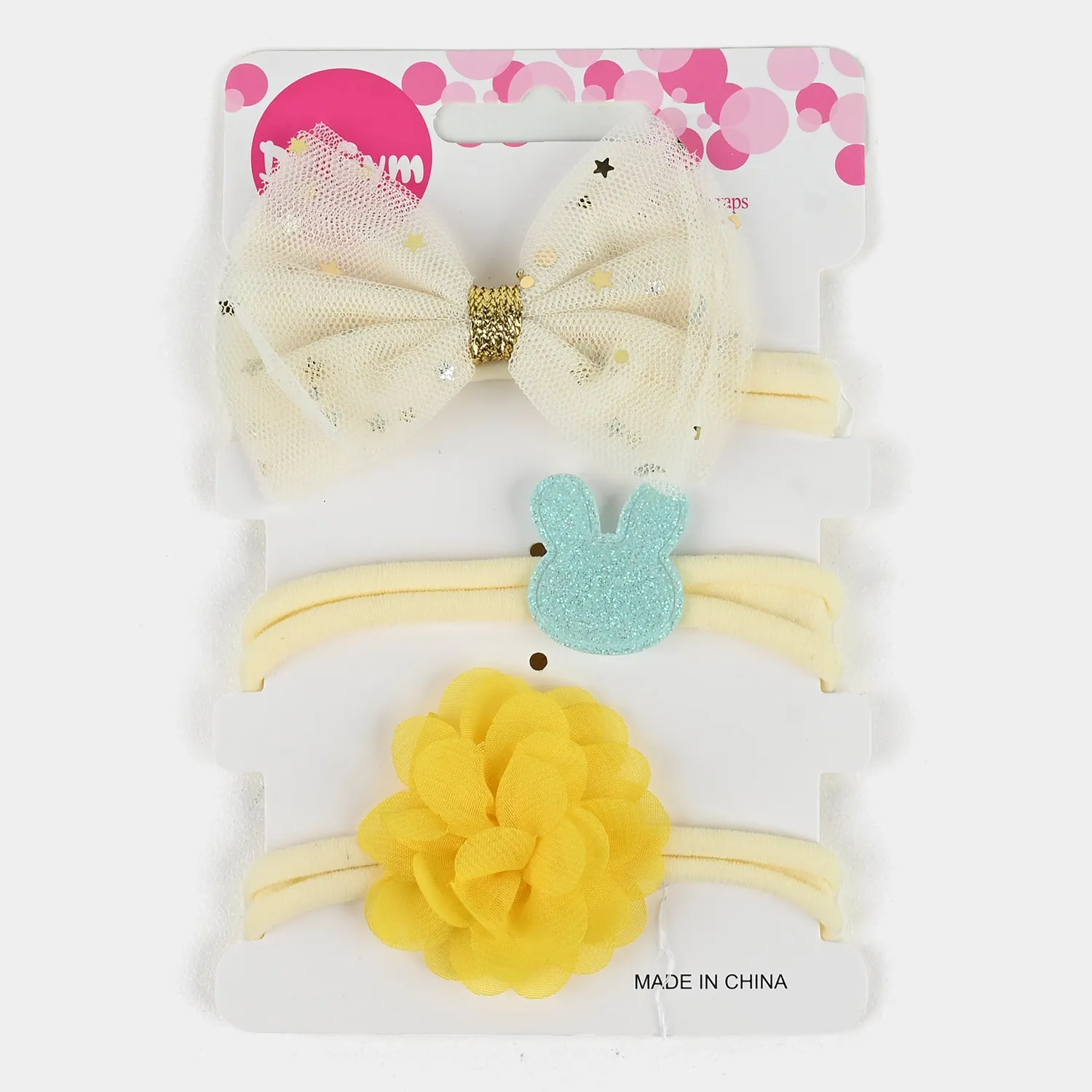 Adorable Baby Head Band Pack Of 3