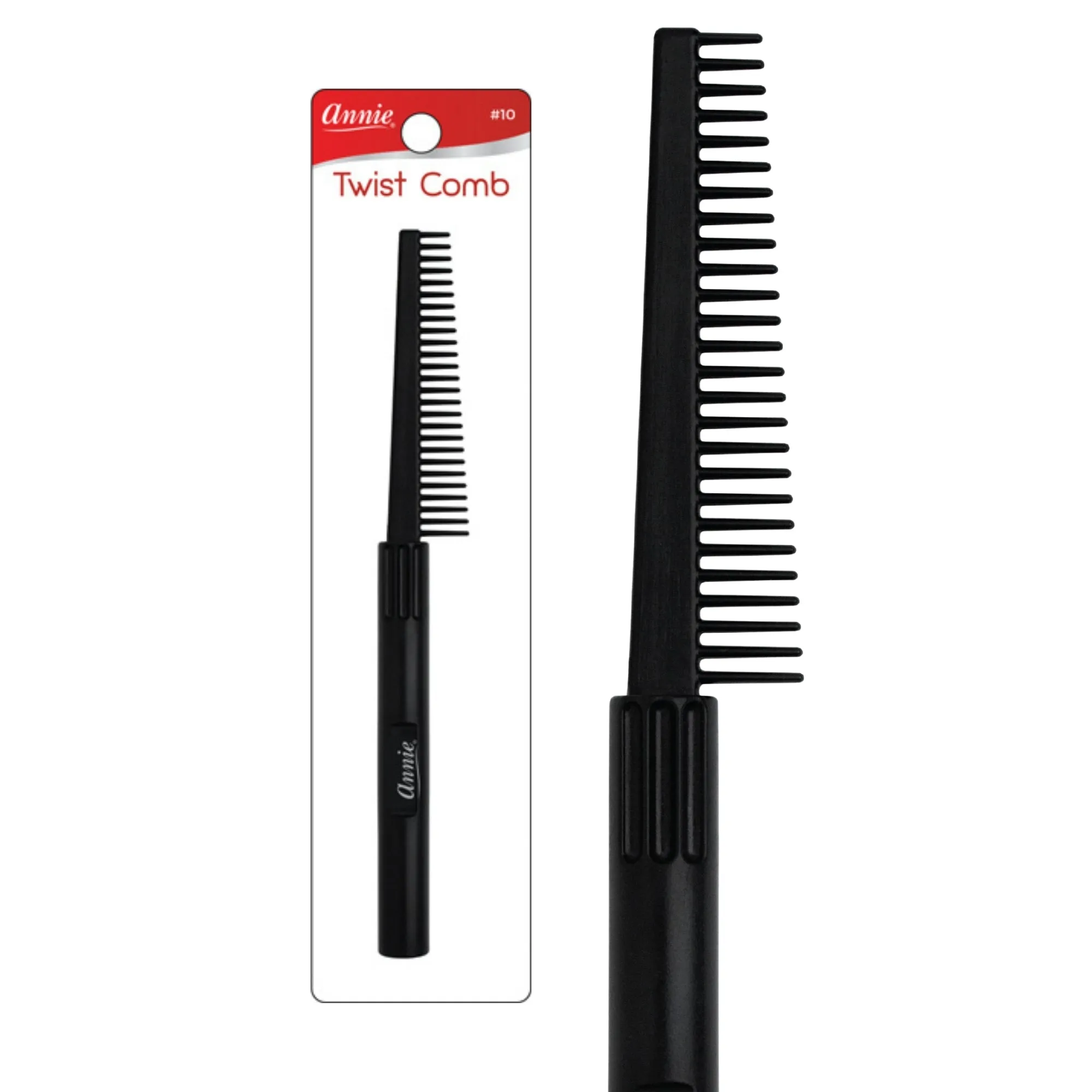 Annie Twist Comb Black