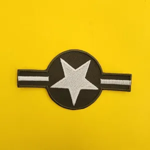 Army Star Iron on Patch