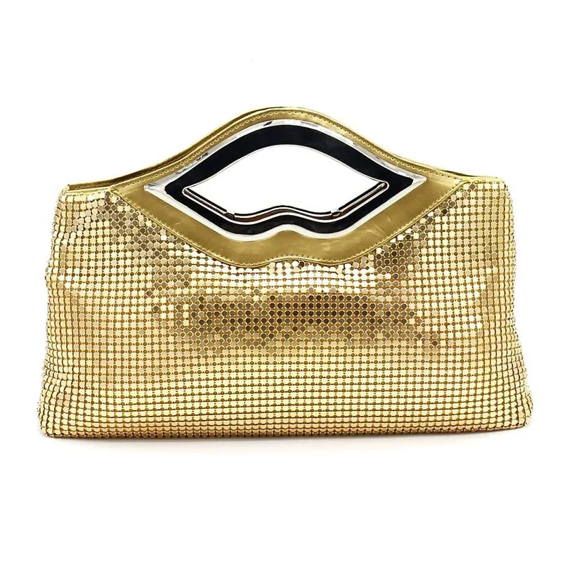 Bag 2023 Maychao Handbag Women's Sequin Fashion Women's Bag Banquet Dress Garment Bag Lip Bag Socialite Clutch Bag