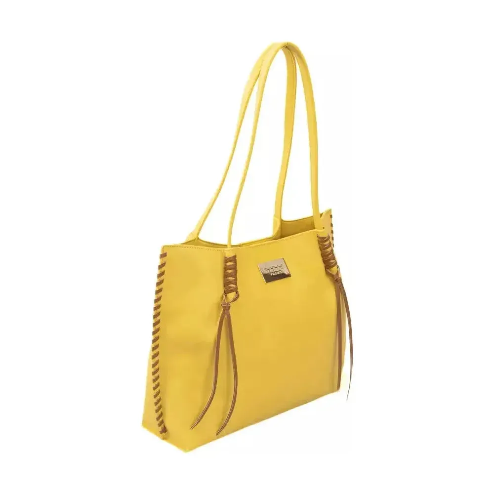 Baldinini Trend Yellow Polyurethane Women Handbag