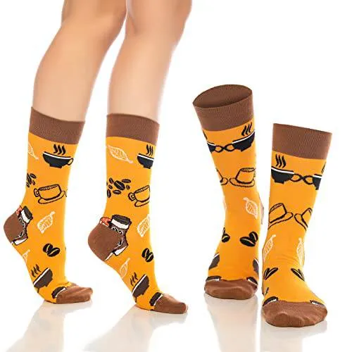 Bambooven Men & Women Fun Dress Socks – (6 Pairs)