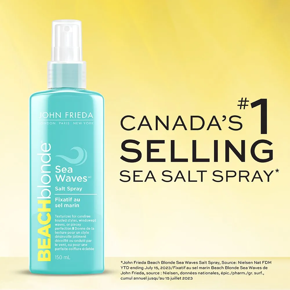 Beach Blonde Sea Waves Salt Spray