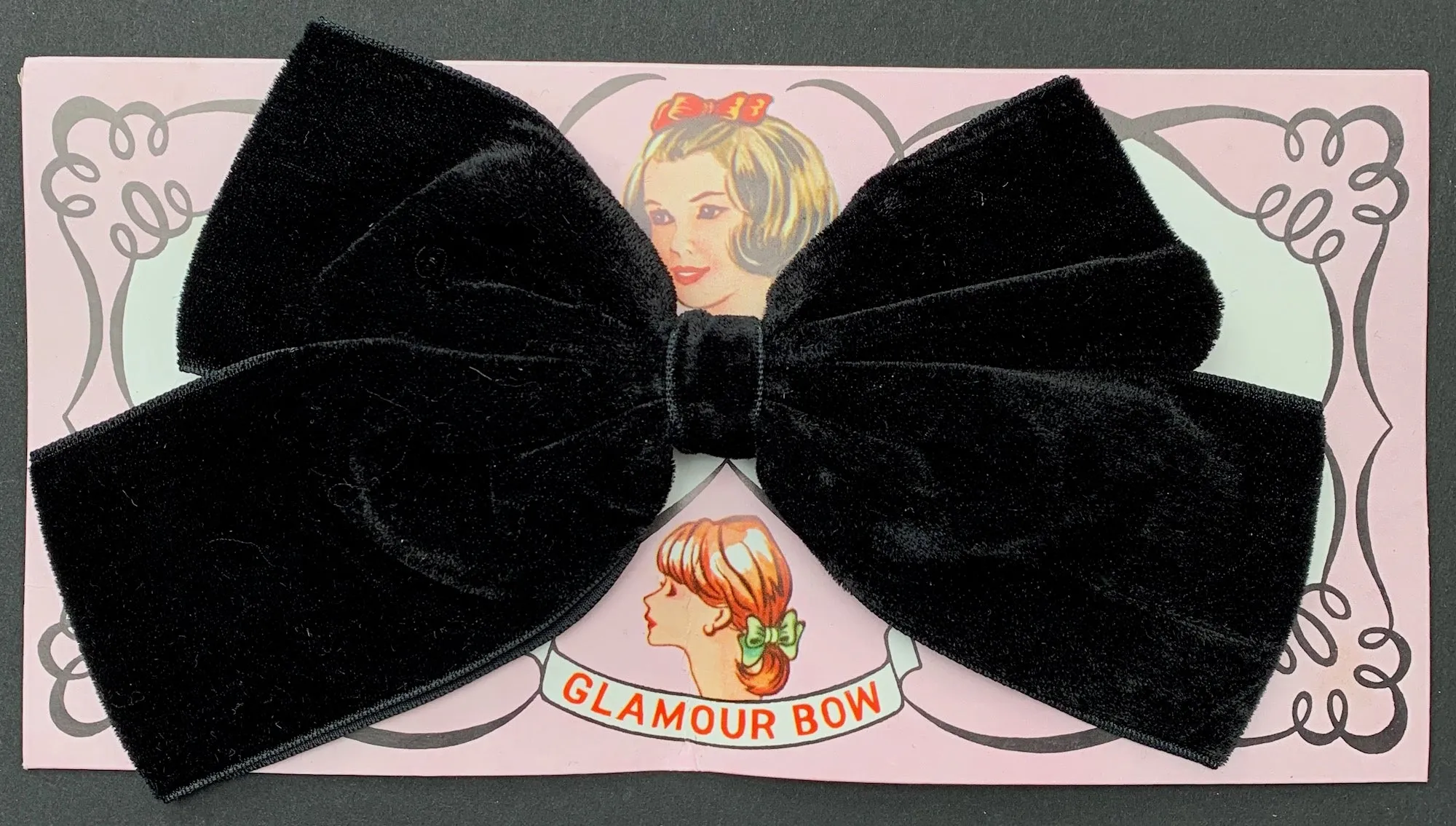 Big and Bold Vintage Velvet Hair Bow