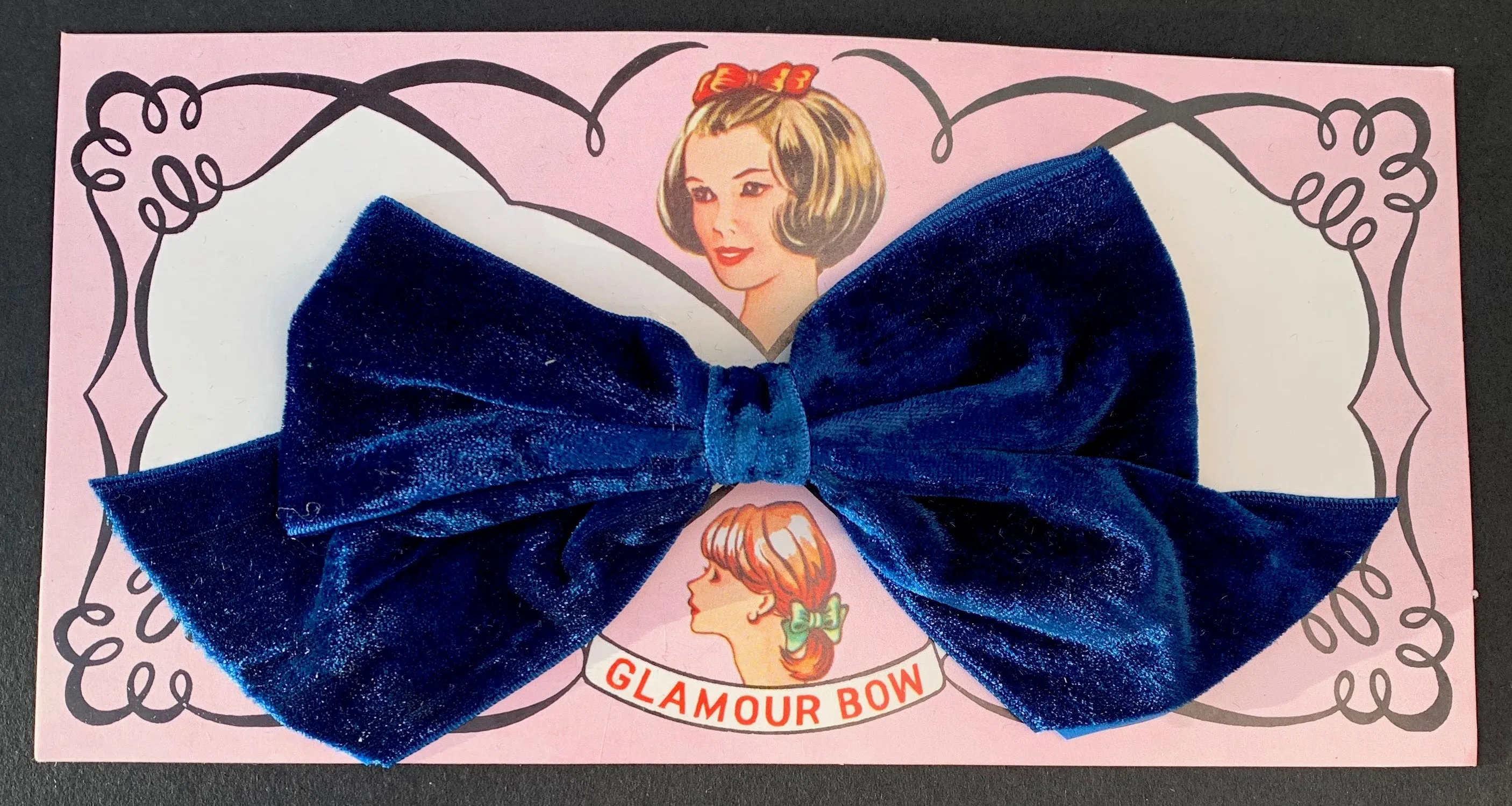 Big and Bold Vintage Velvet Hair Bow