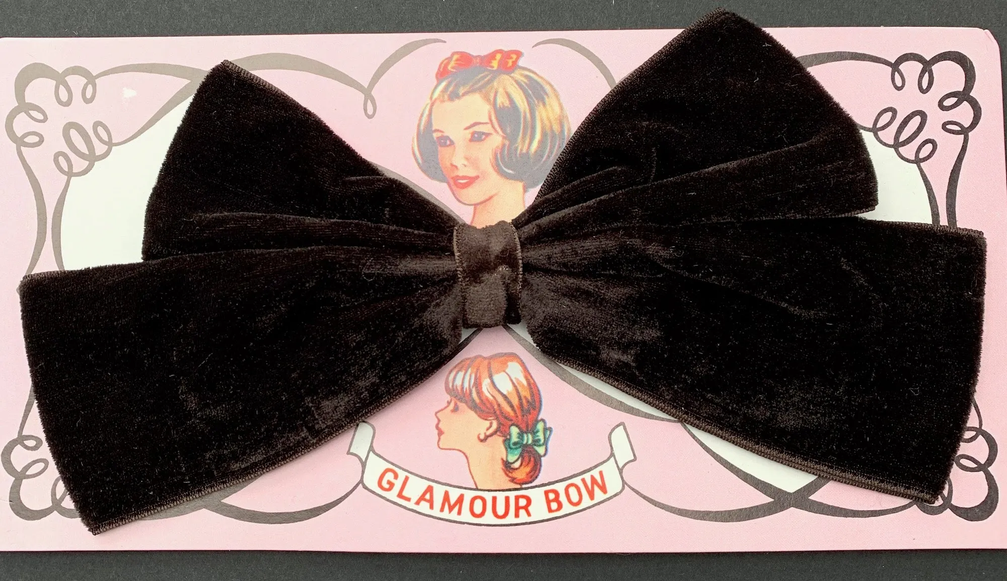 Big and Bold Vintage Velvet Hair Bow