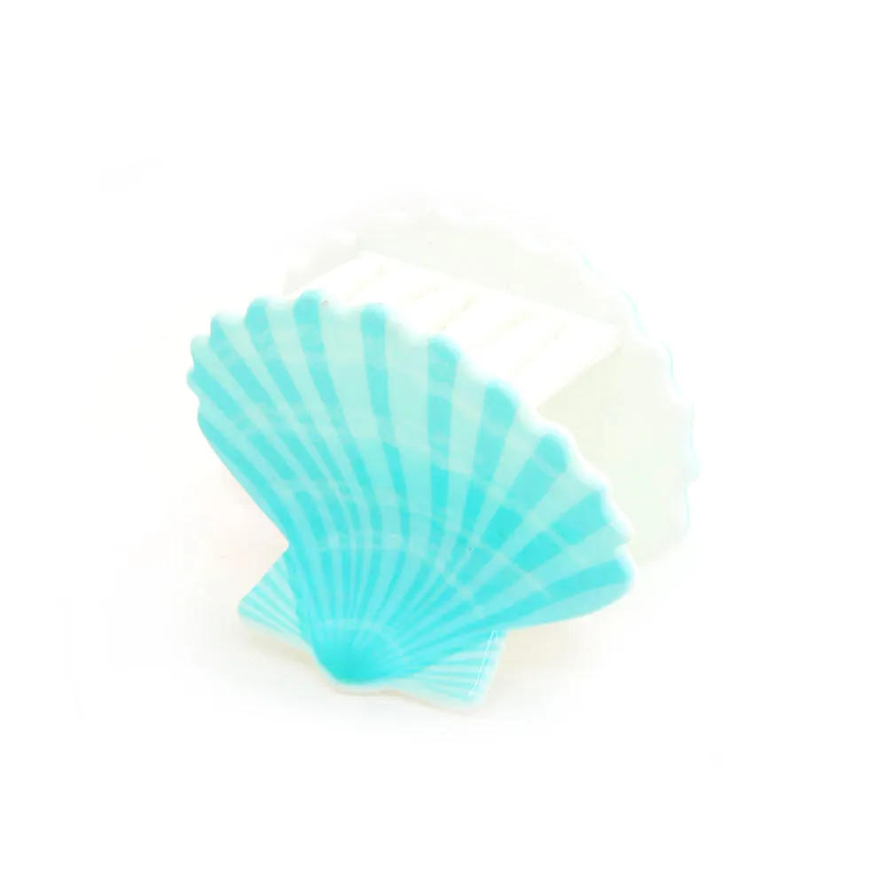 Blue Seashell Claw Clip