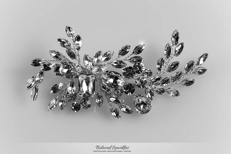 Briana Cluster Hair Clip | Swarovski Crystal