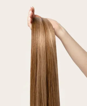 Bronde Highlighted, 20" Quad Clip-In Hair Extensions, P10/18/6 | 265g