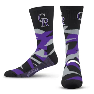 Colorado Rockies Breakout Premium Crew Socks