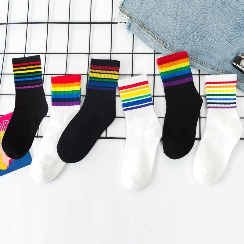 Colorful Rainbow Socks