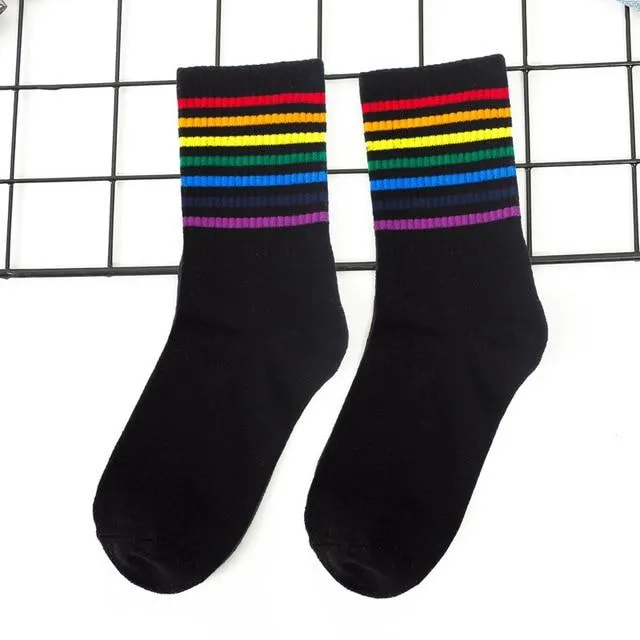 Colorful Rainbow Socks