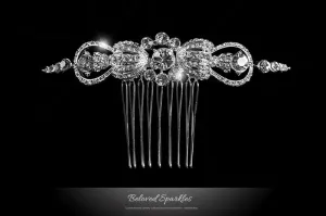 Dextra Vintage Art Deco Hair Comb | Swarovski Crystal