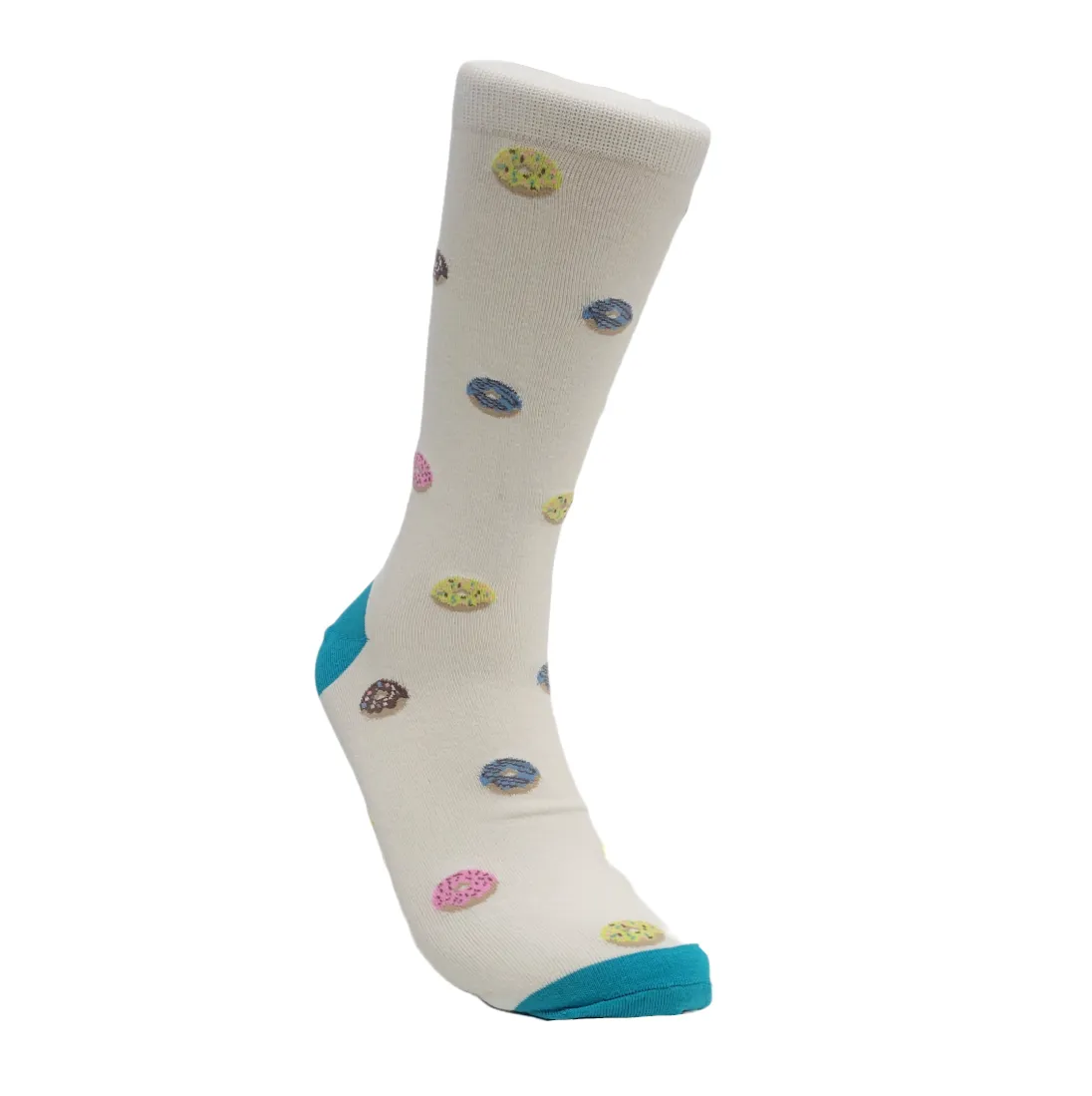 Donut Pattern Socks (Adult Large - Men's Shoe Sizes 8-12)