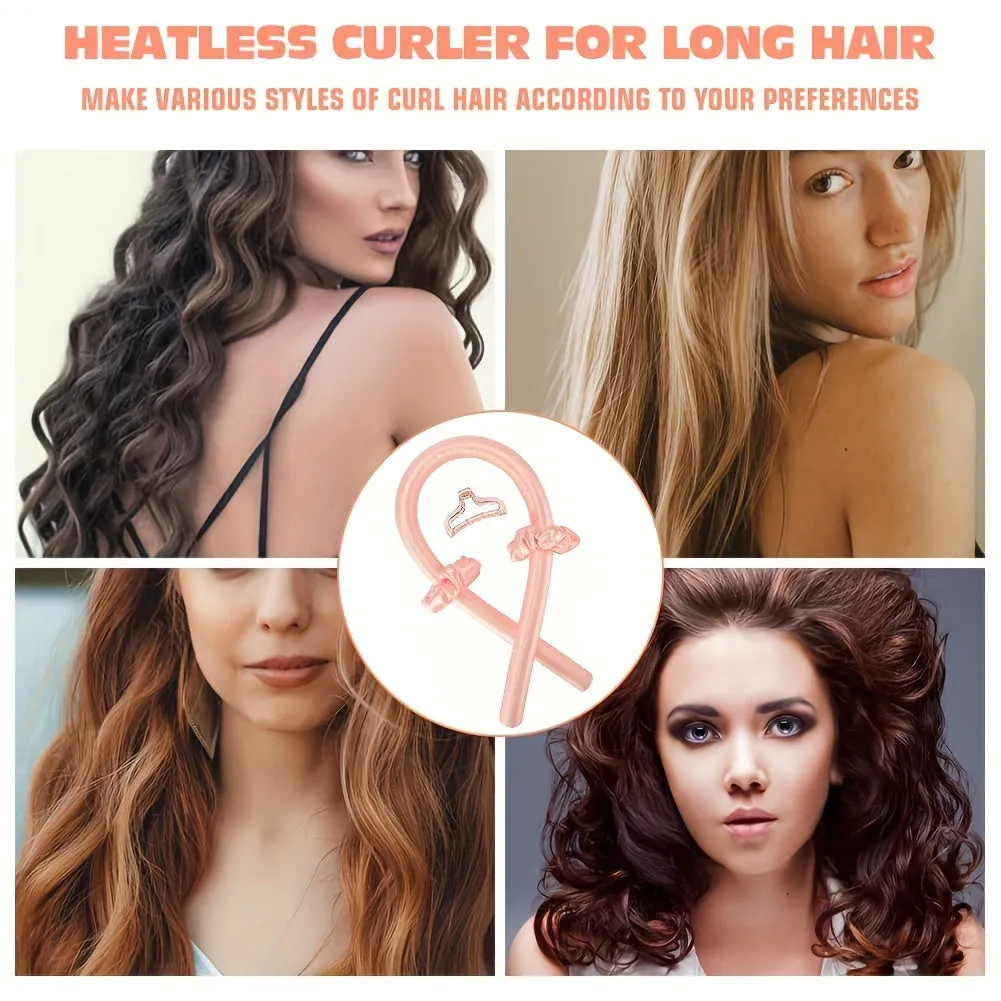 Effortless curls overnight with Hair Magic Satin Rollers