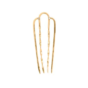 Effortless Twist Hair Fork in Bronze - Small