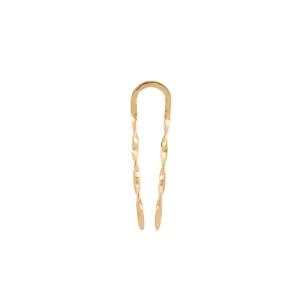 Effortless Twist Hair Pin in Bronze - Small