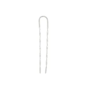 Effortless Twist Hair Pin -Silver- Medium