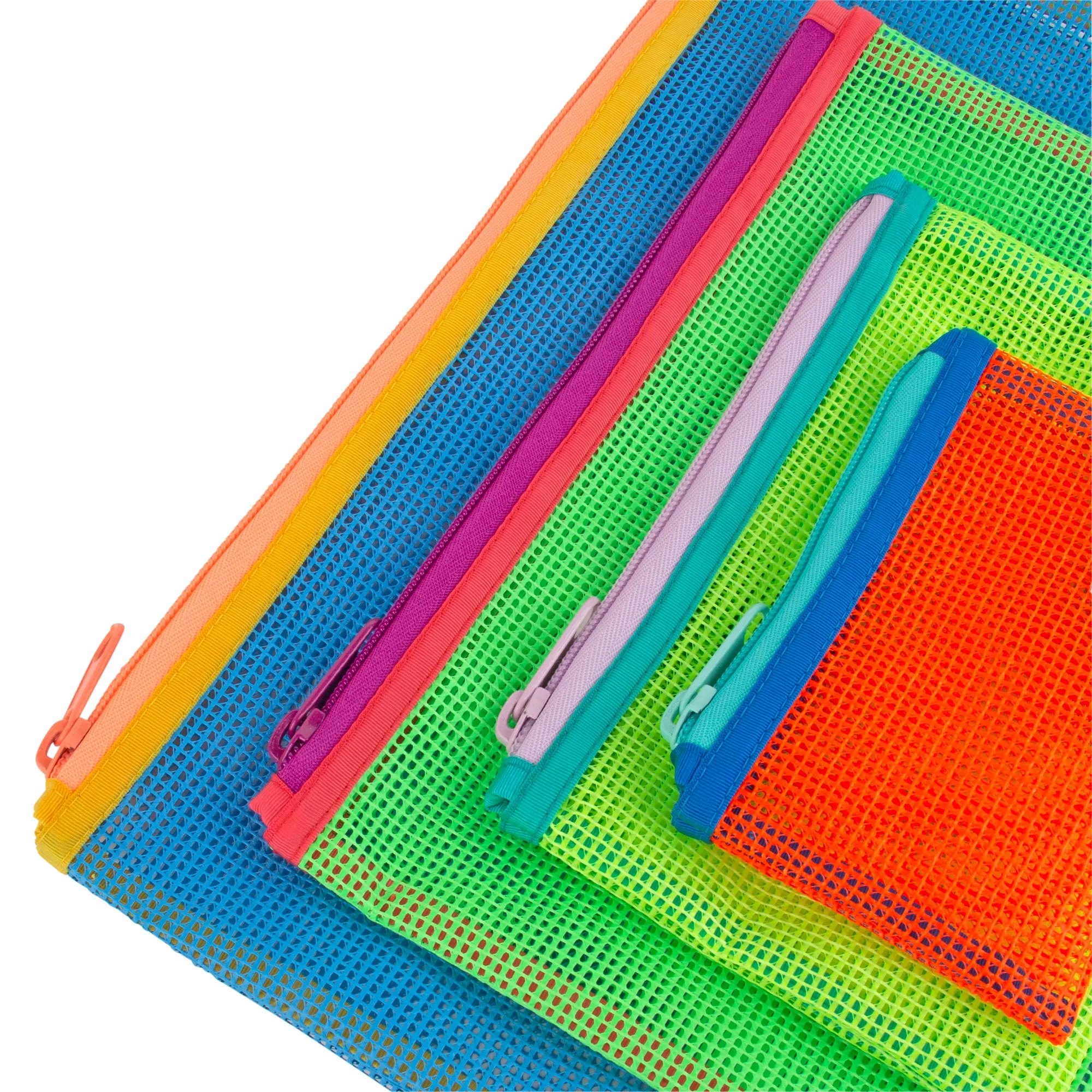 Energy Flat Mesh Zip Pouch Set