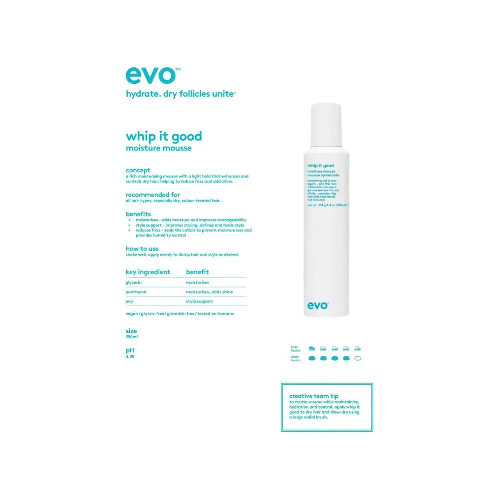 Evo Whip It Good Moisture Mousse