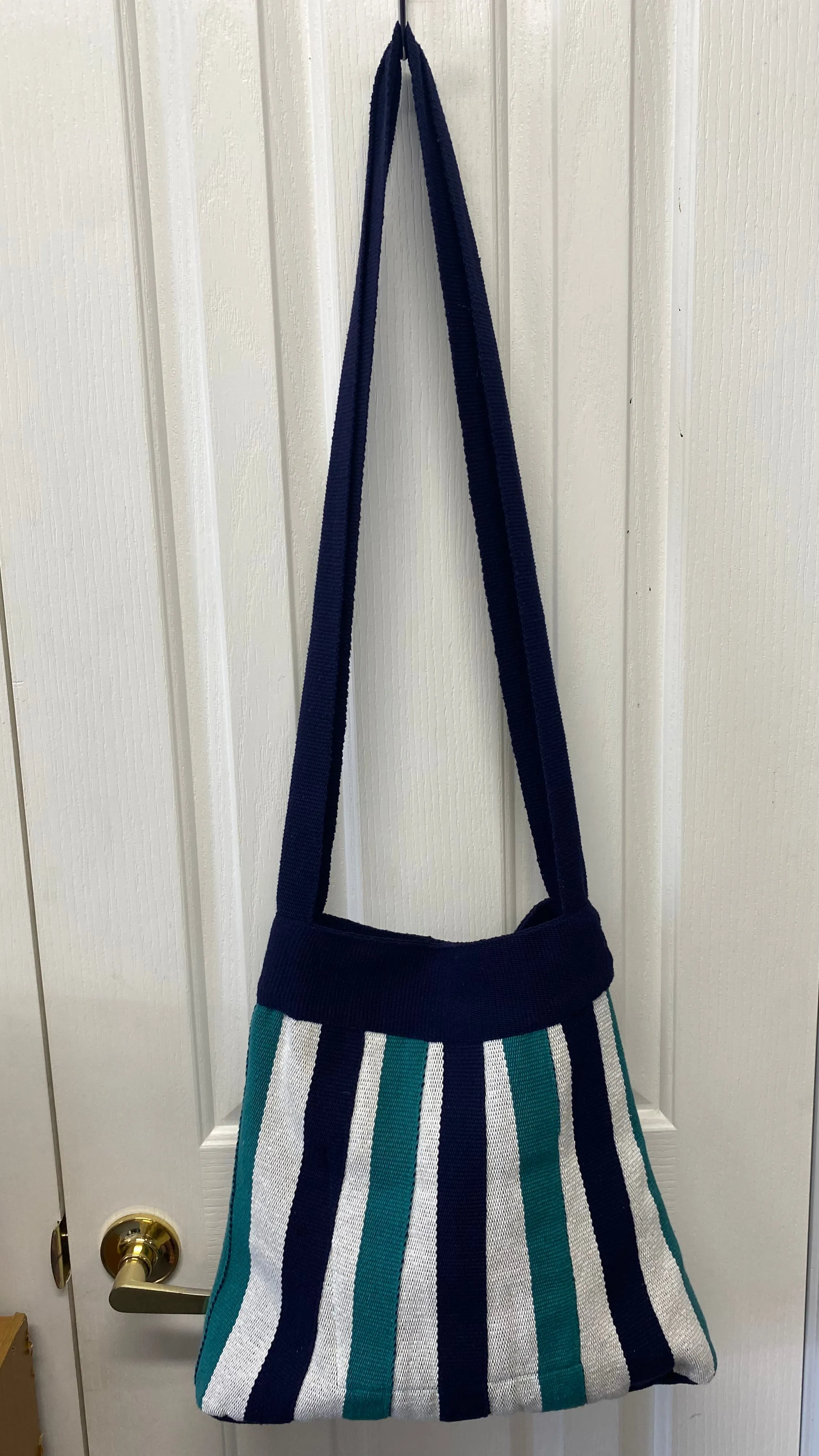 Fair Trade Large Woven Stripe Bag