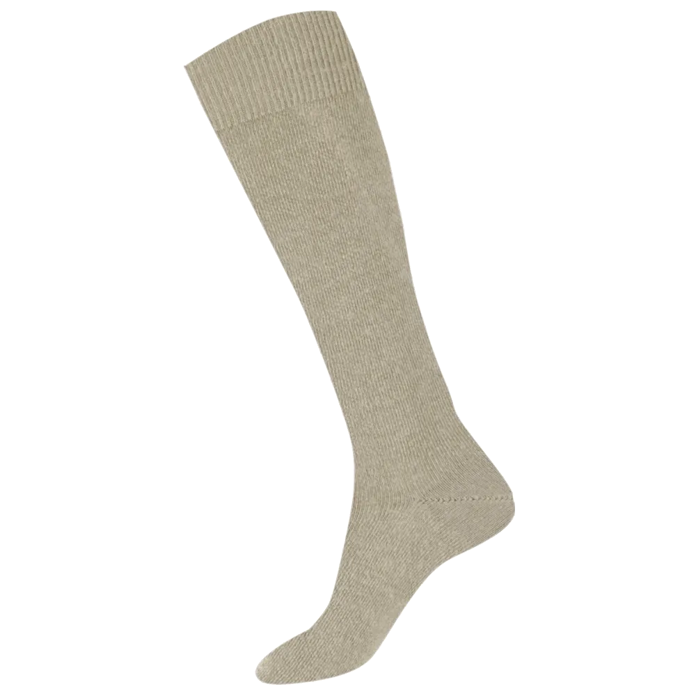 Fine Alpaca Wool Knee High Sock in Sandstone - Aussie Made