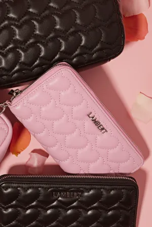 FIONA HEART QUILTED 2-IN-1 WRISTLET