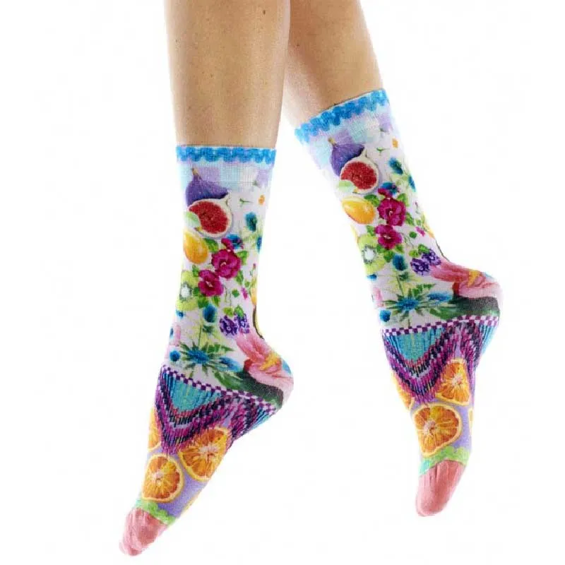 Fruits Printed Socks for Her