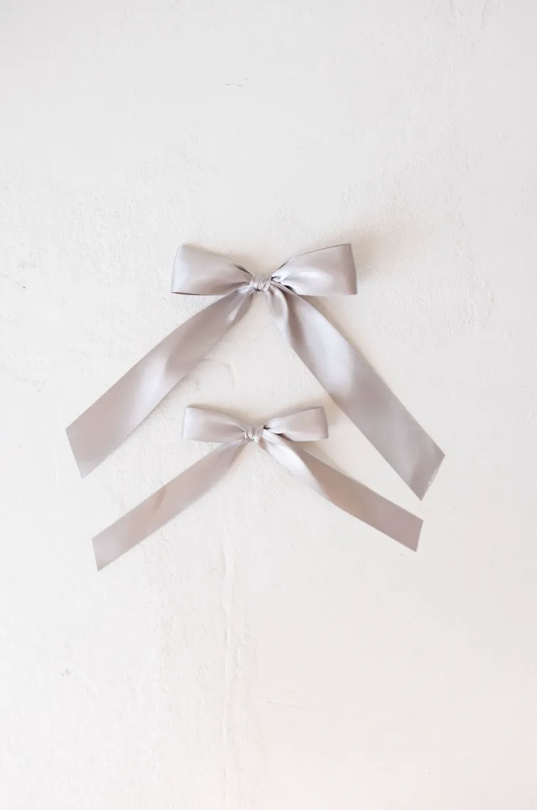 Hair Bow Clip | Satin