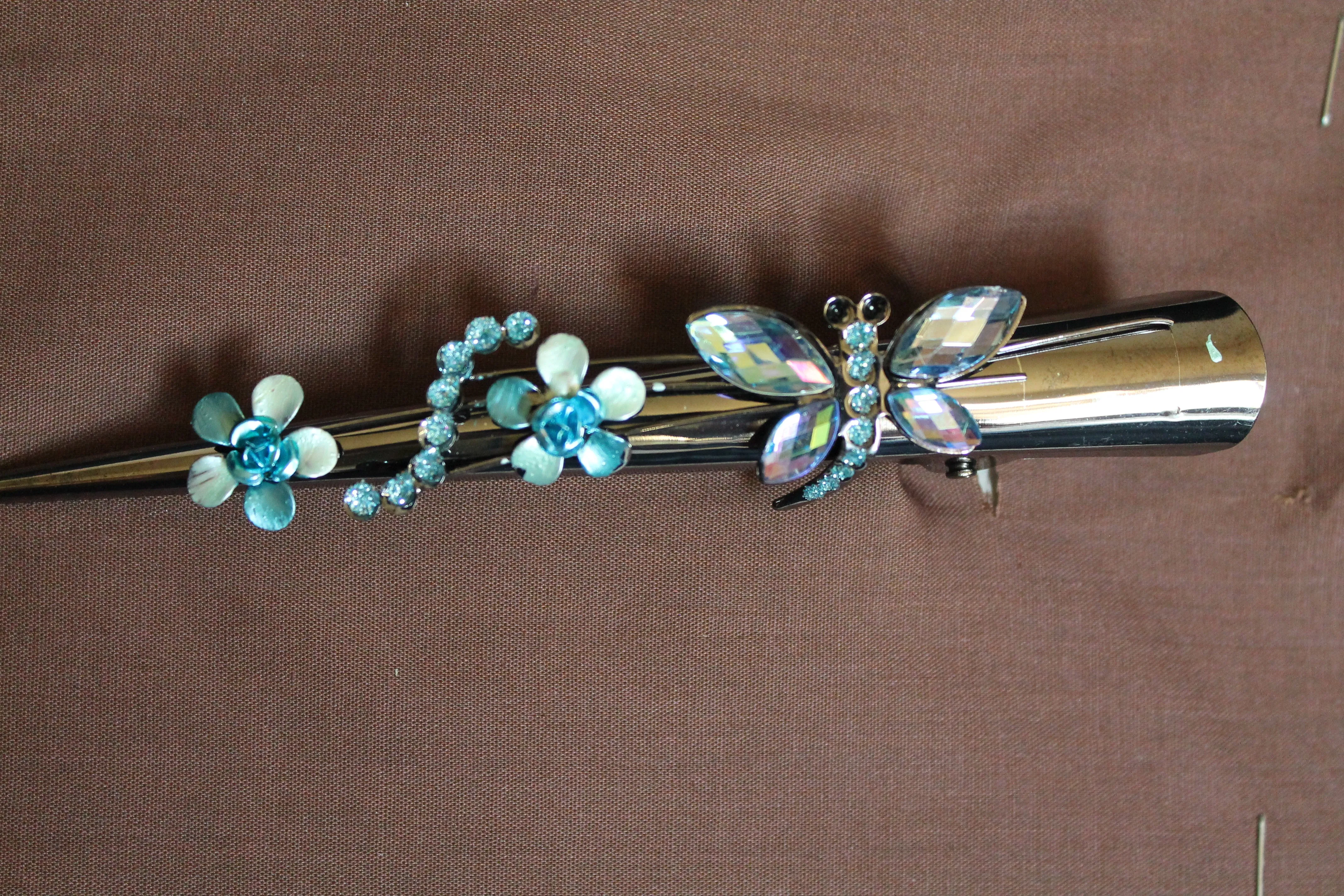 Hair Clip 197 Hair Snap Clip Pin Crystal Clip Shieno