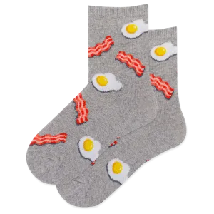 HOTSOX Kids' Eggs and Bacon Crew Sock