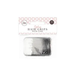 Jones & Co Hair Grips With Case 60 Pack