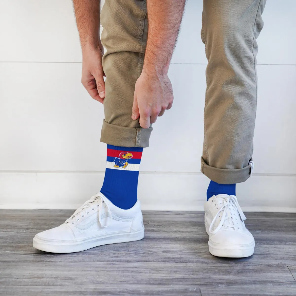 Kansas Jayhawks Legend Premium Crew Socks