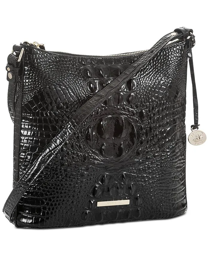 Katie Brahmin Leather Crossbody Bag, Black