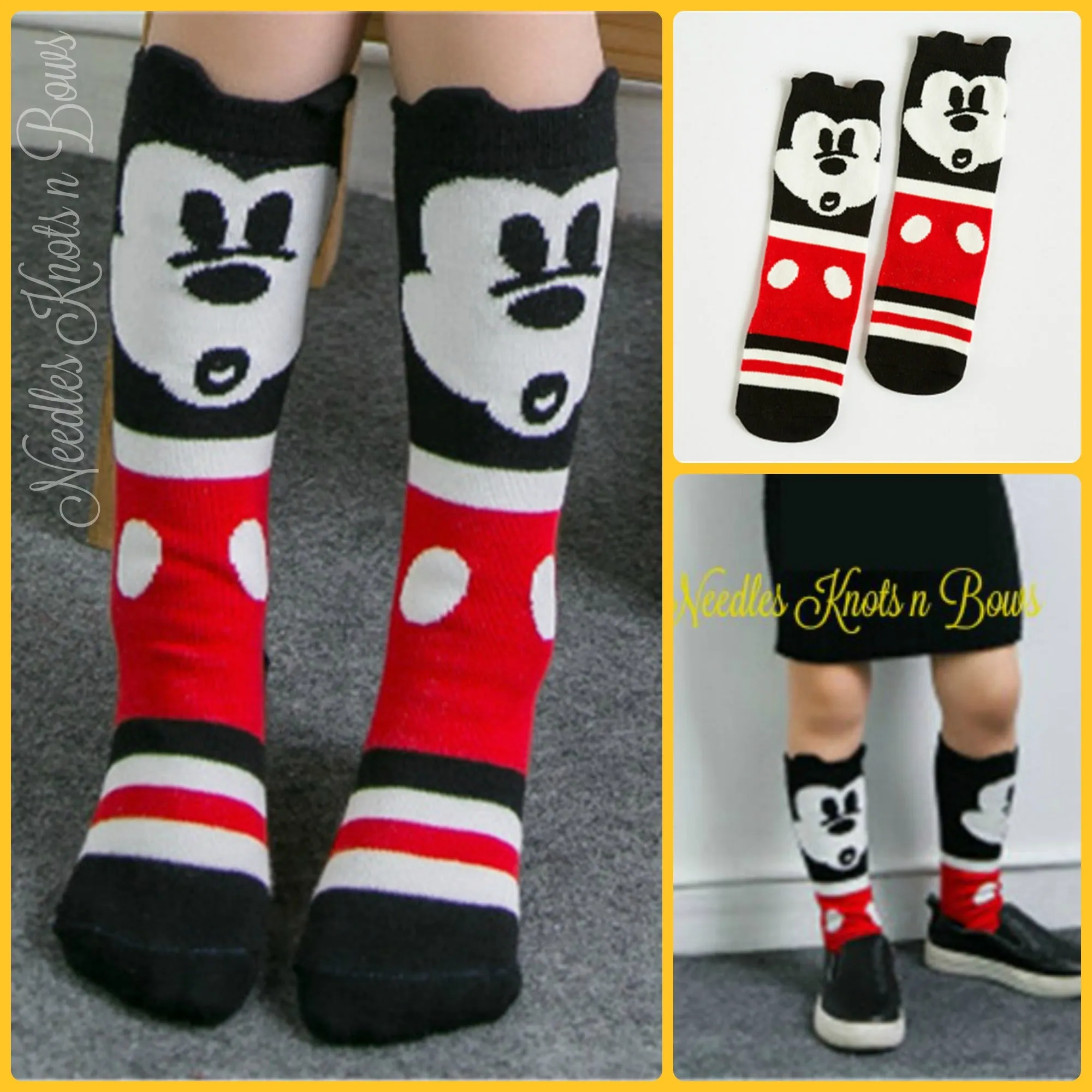 Kids Mickey Mouse Socks, Boys, Girls