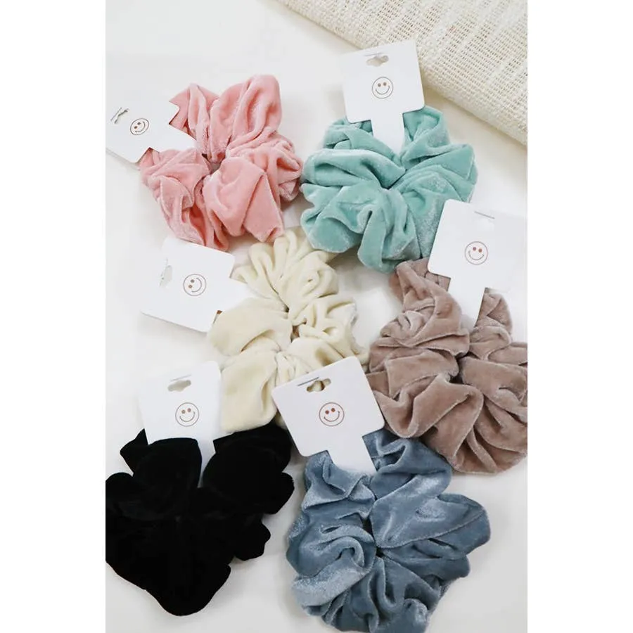 Large Velvet Scrunchie