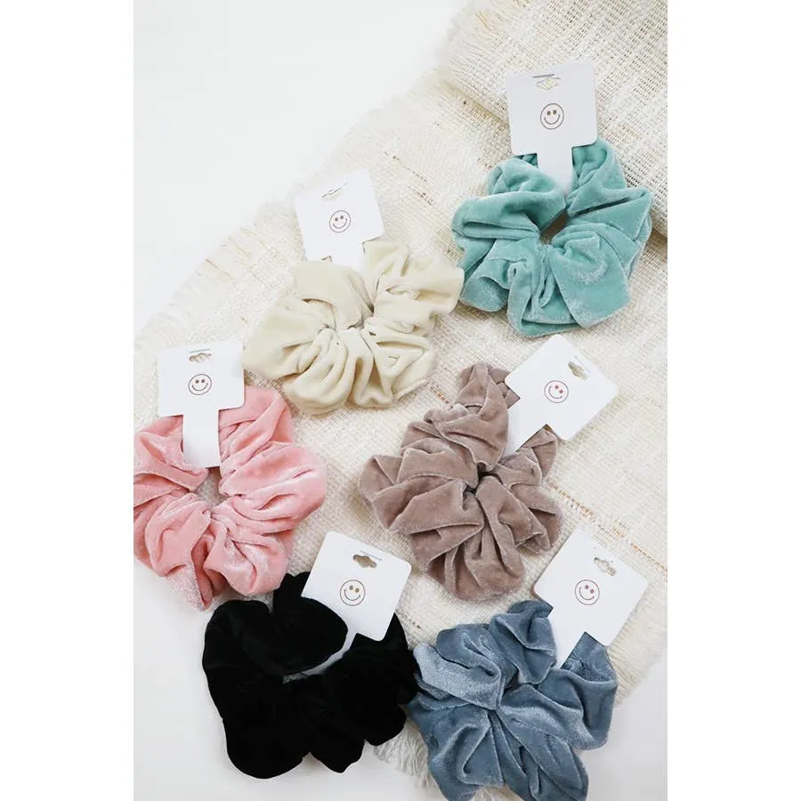 Large Velvet Scrunchie