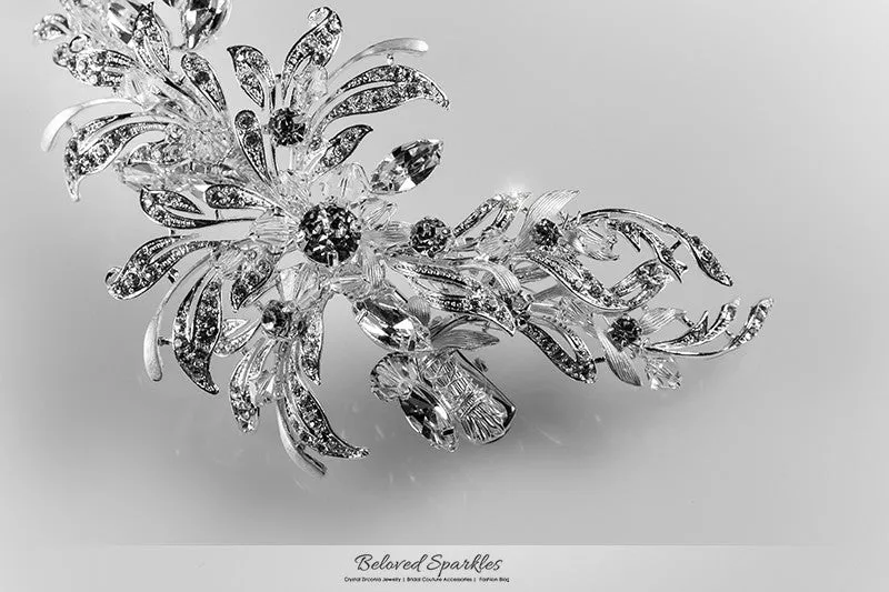 Loreta Romantic Cluster Hair Comb | Swarovski Crystal