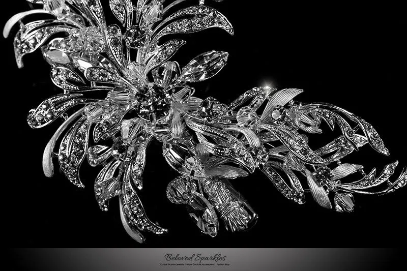 Loreta Romantic Cluster Hair Comb | Swarovski Crystal