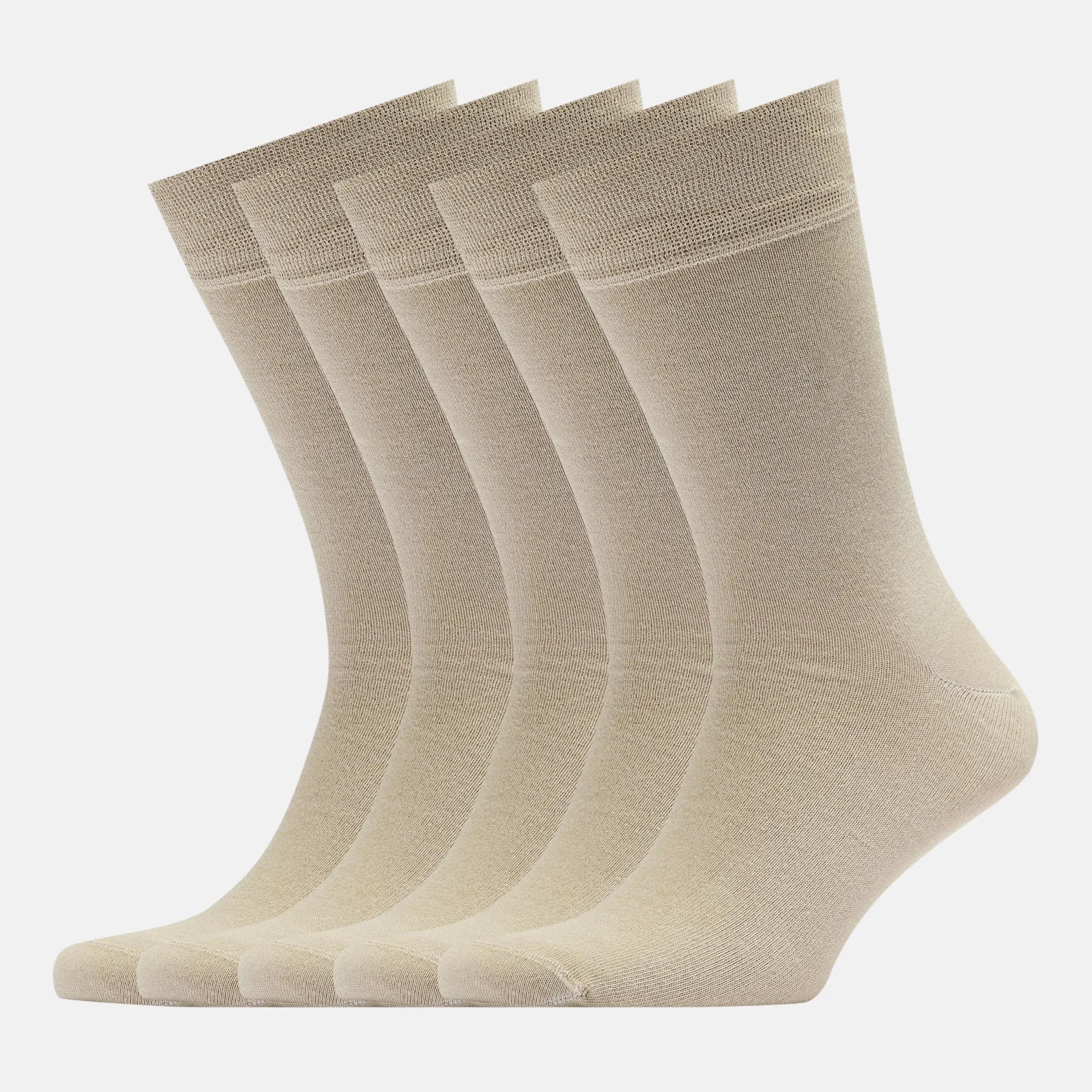 Men's Bamboo Dress Socks - All Solid Design • Pack of 1/3/5 Pairs