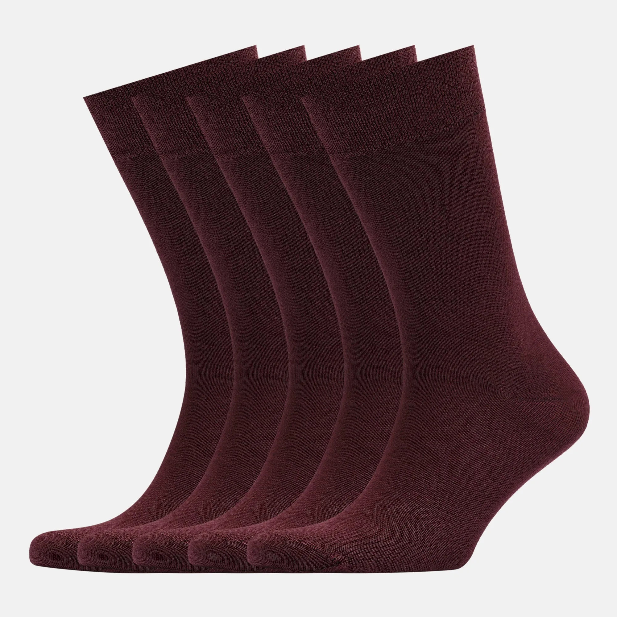 Men's Bamboo Dress Socks - All Solid Design • Pack of 1/3/5 Pairs