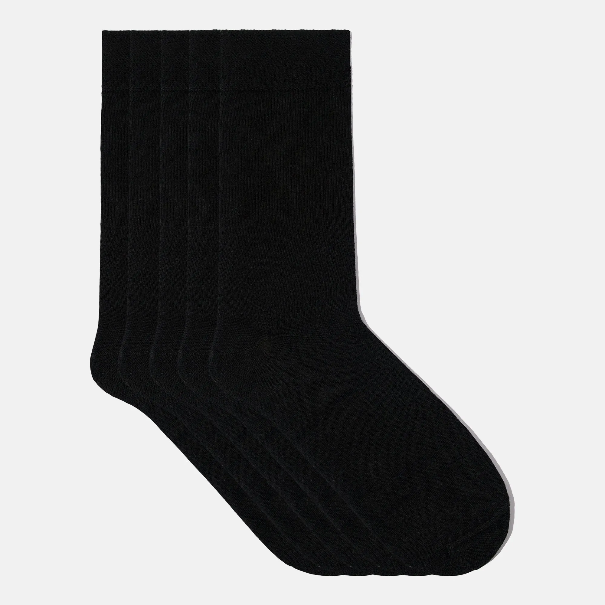 Men's Bamboo Dress Socks - All Solid Design • Pack of 1/3/5 Pairs