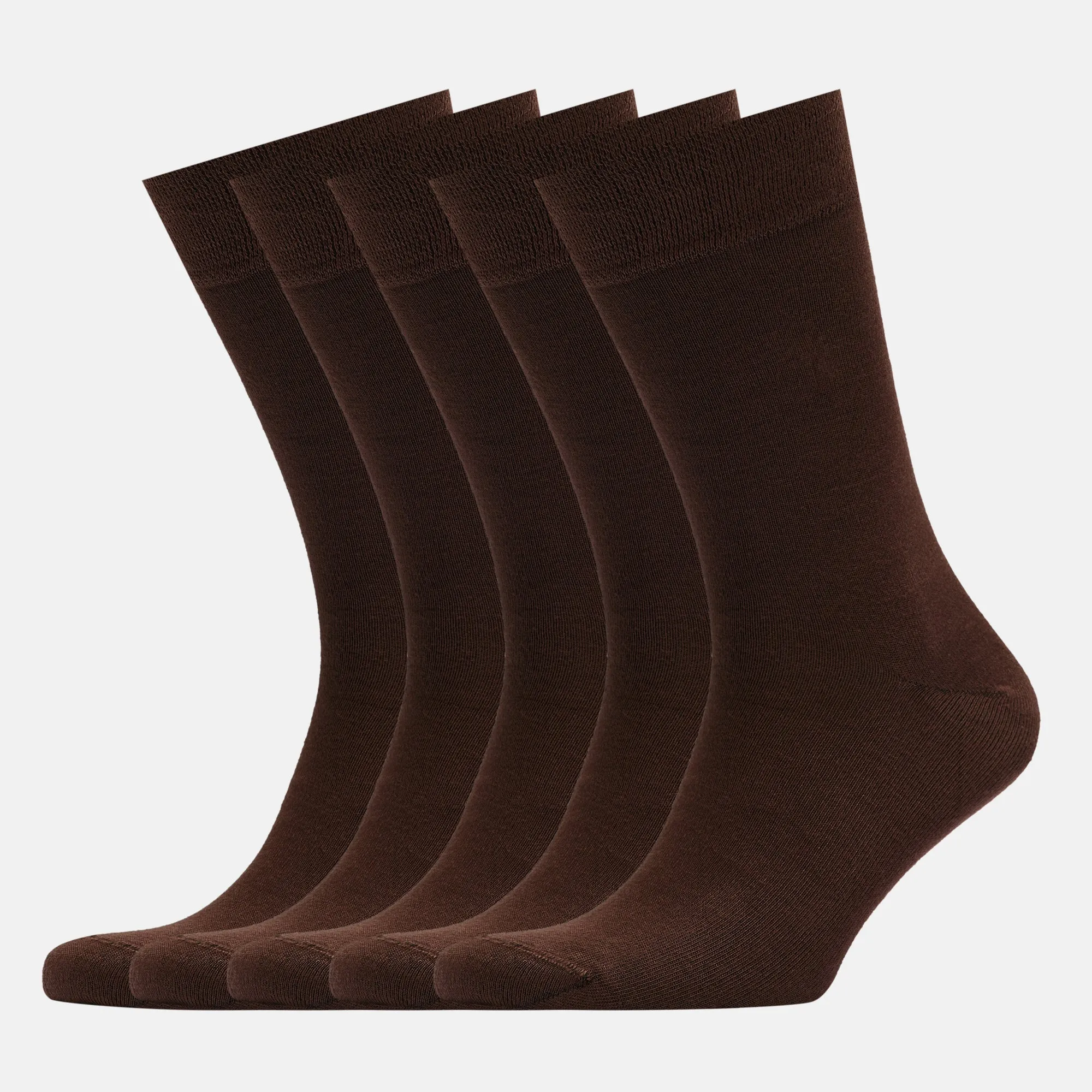 Men's Bamboo Dress Socks - All Solid Design • Pack of 1/3/5 Pairs