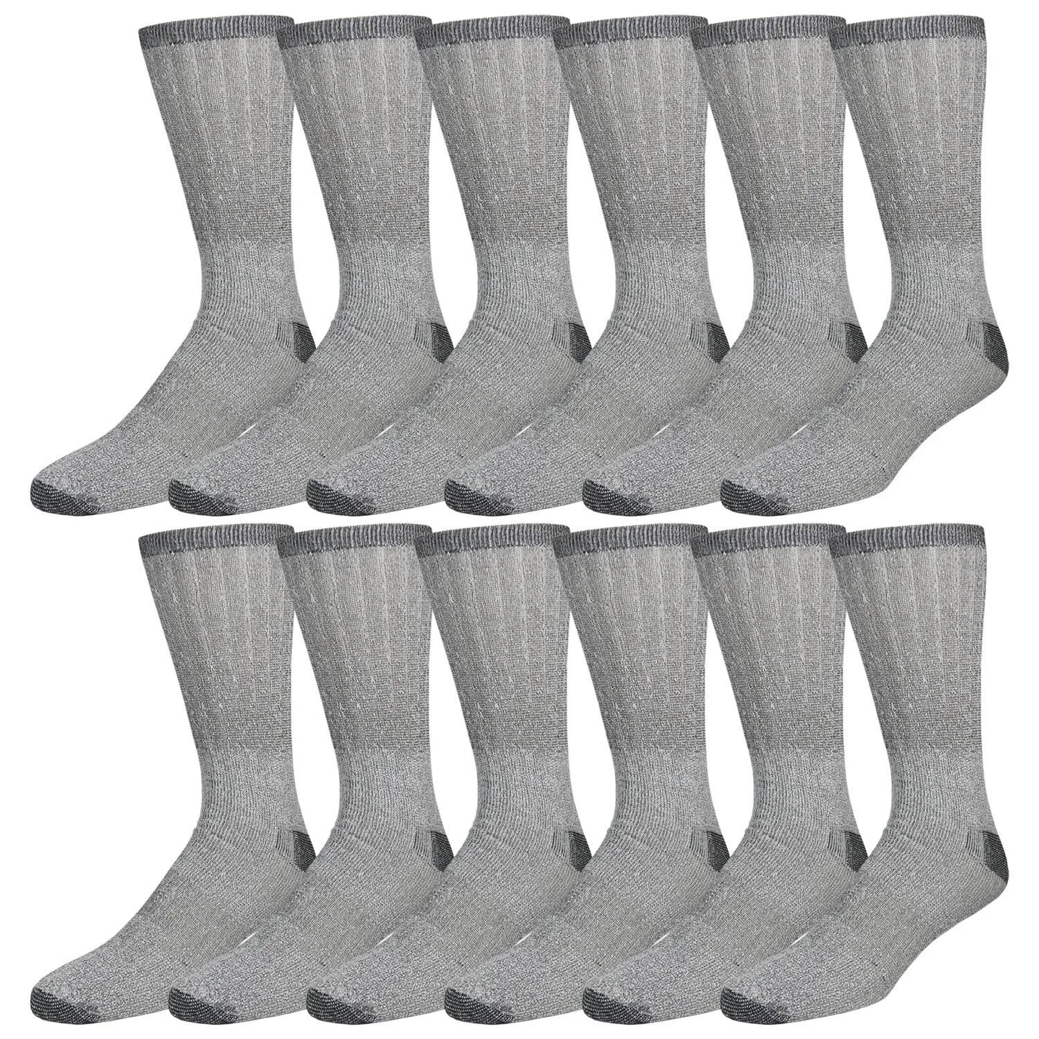 Merino Wool Thermal Socks, Warm Winter Boot Socks for Men, Size 10-13