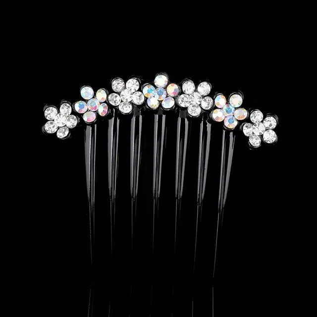 Molans Vintage Flower Crystal Hairpins