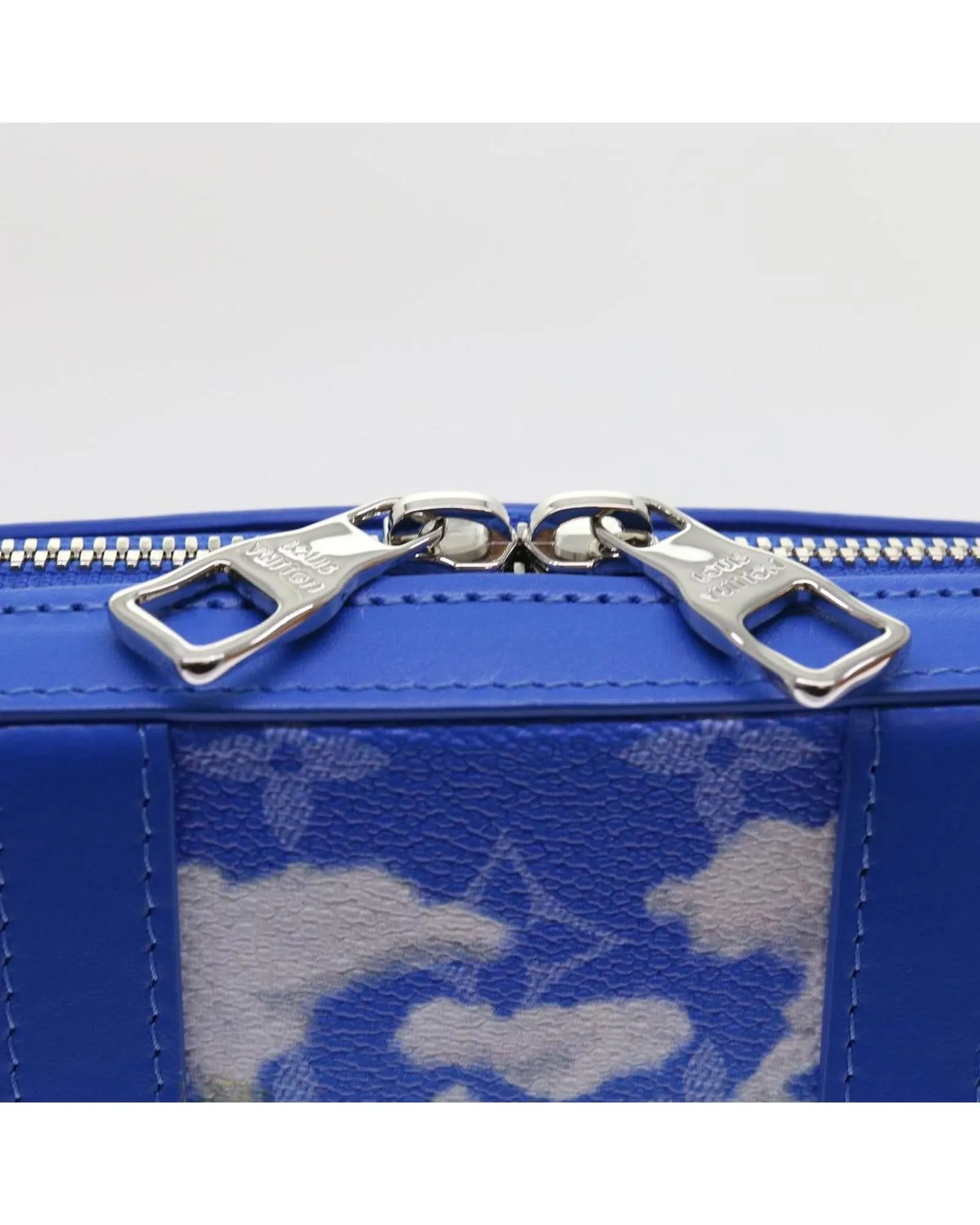 Monogram Soft Trunk Shoulder Bag with Clouds Print