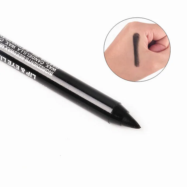 New Fashion Color Pigment Multi-functional Waterproof Makeup Eyeliner Pencils Natural Long Lasting Gel Eye Liner Pen