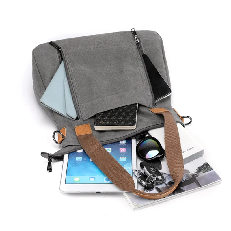 OnTheGo: Portable Canvas Tote Bag for Busy Women