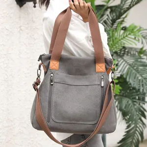 OnTheGo: Portable Canvas Tote Bag for Busy Women